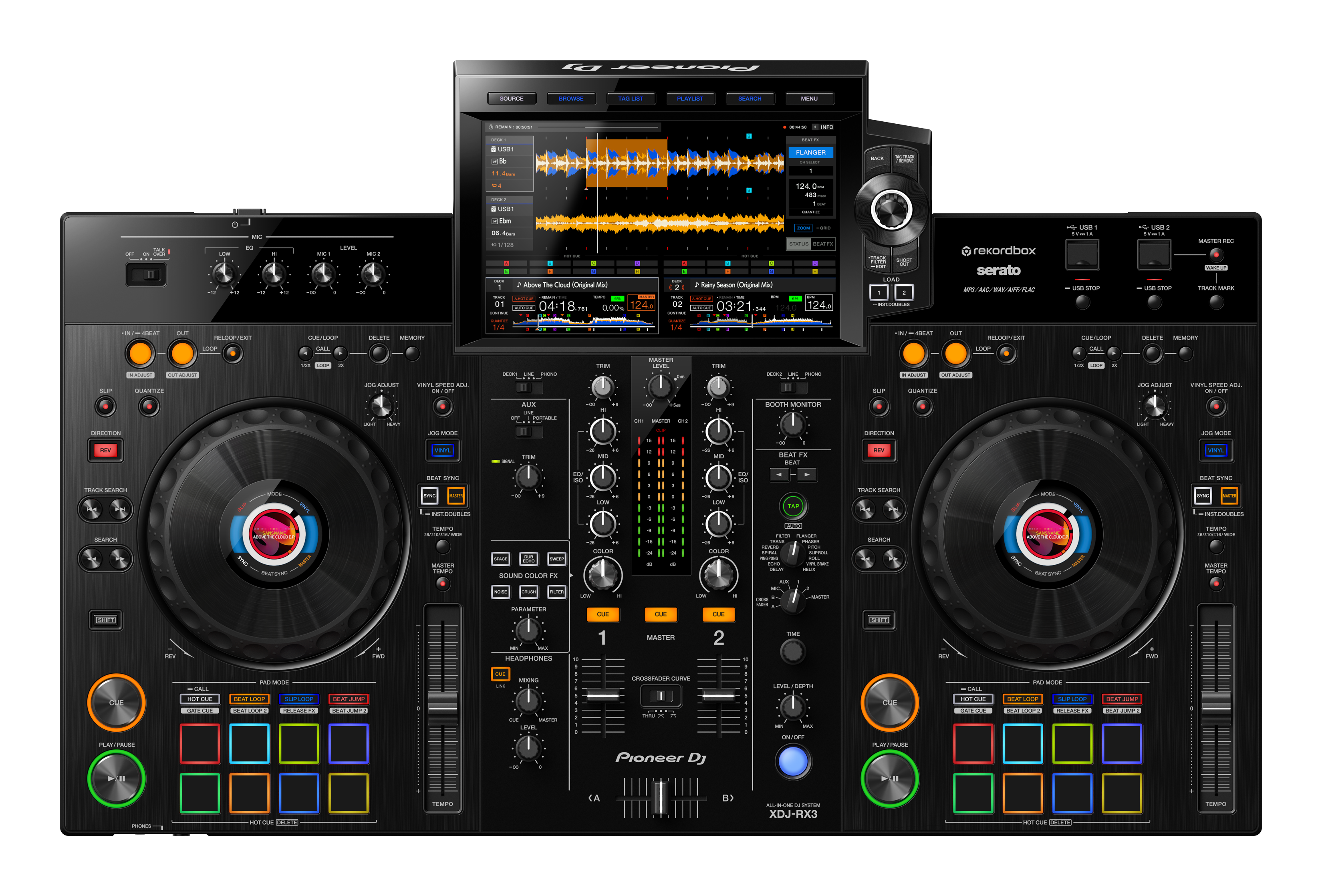 Pioneer DJ XDJ-R1 ＆ Fostex PM0.3 controleurdj pro tout en un autonome pioneer xdjrx3