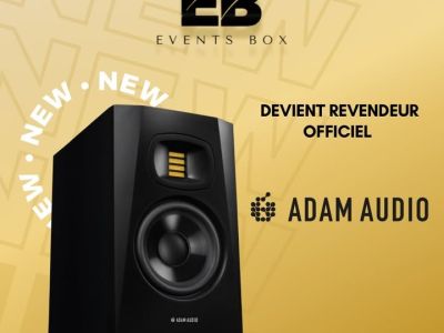 Events Box devient revendeur officiel @adam_audio 🔉

Une marque de référence mondiale pour le monitoring !
De la petite D3V à la série S, en passant par la T...
